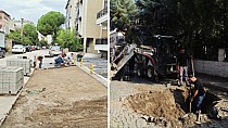 EDREMİT BELEDİYESİ İLÇEDEKİ YOLLARIN BAKIM VE ONARIMINI YAPIYOR.