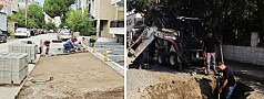 EDREMİT BELEDİYESİ İLÇEDEKİ YOLLARIN BAKIM VE ONARIMINI YAPIYOR.
